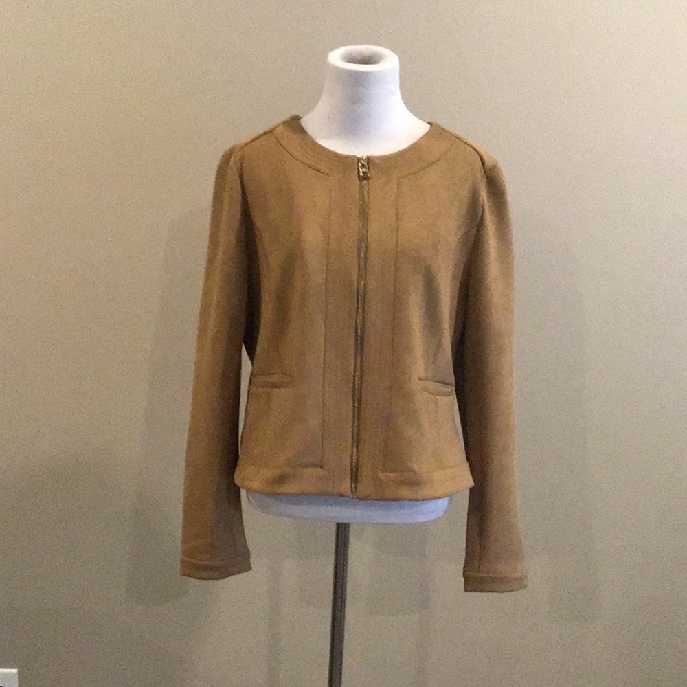 Marc New York Andrew Mark faux suede bomber jacket Womens
